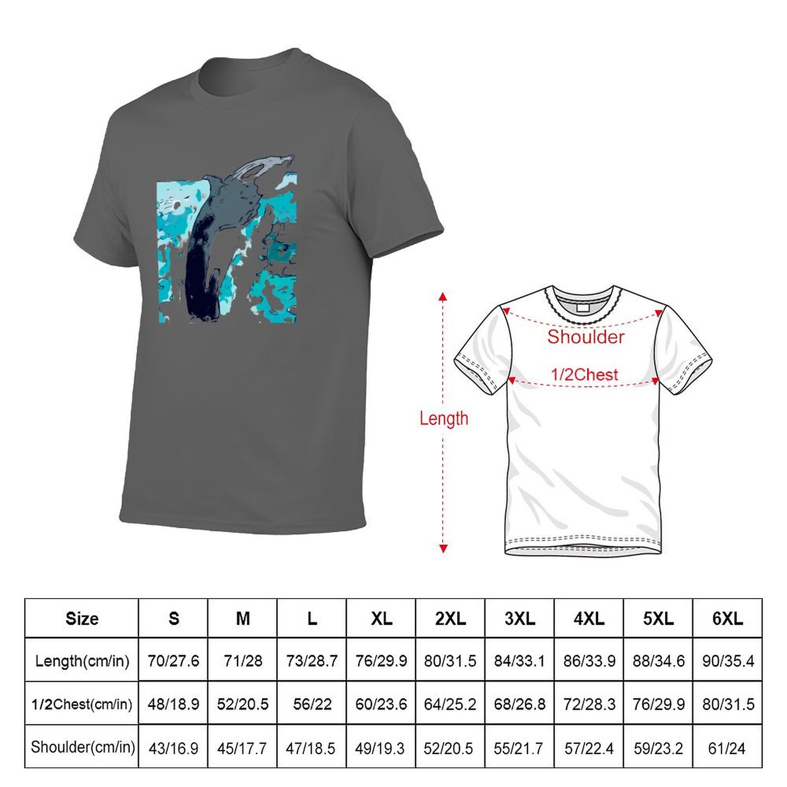 Nova Scotia Whale 2 T-shirt en - Men'S Fashion Nova avis et prix