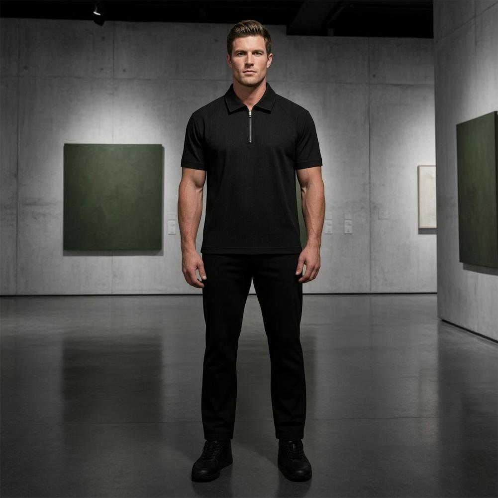 T-shirt Homme 2026 Tendance à  - Mens Fashion Quarter Zip avis et prix