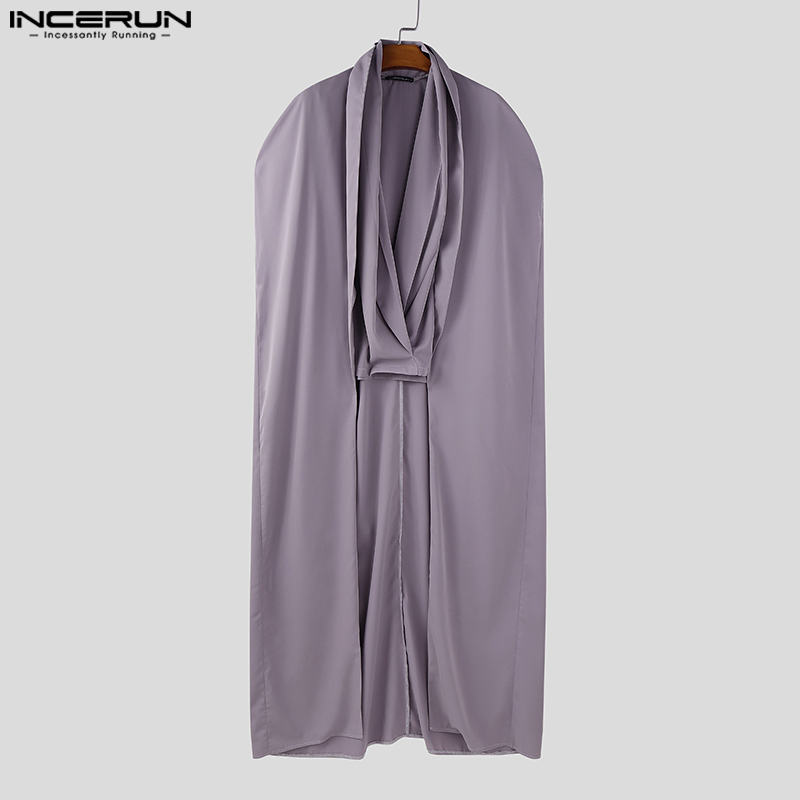 INCERUN hommes chemise de Styl - Mens Fashion Poncho avis et prix