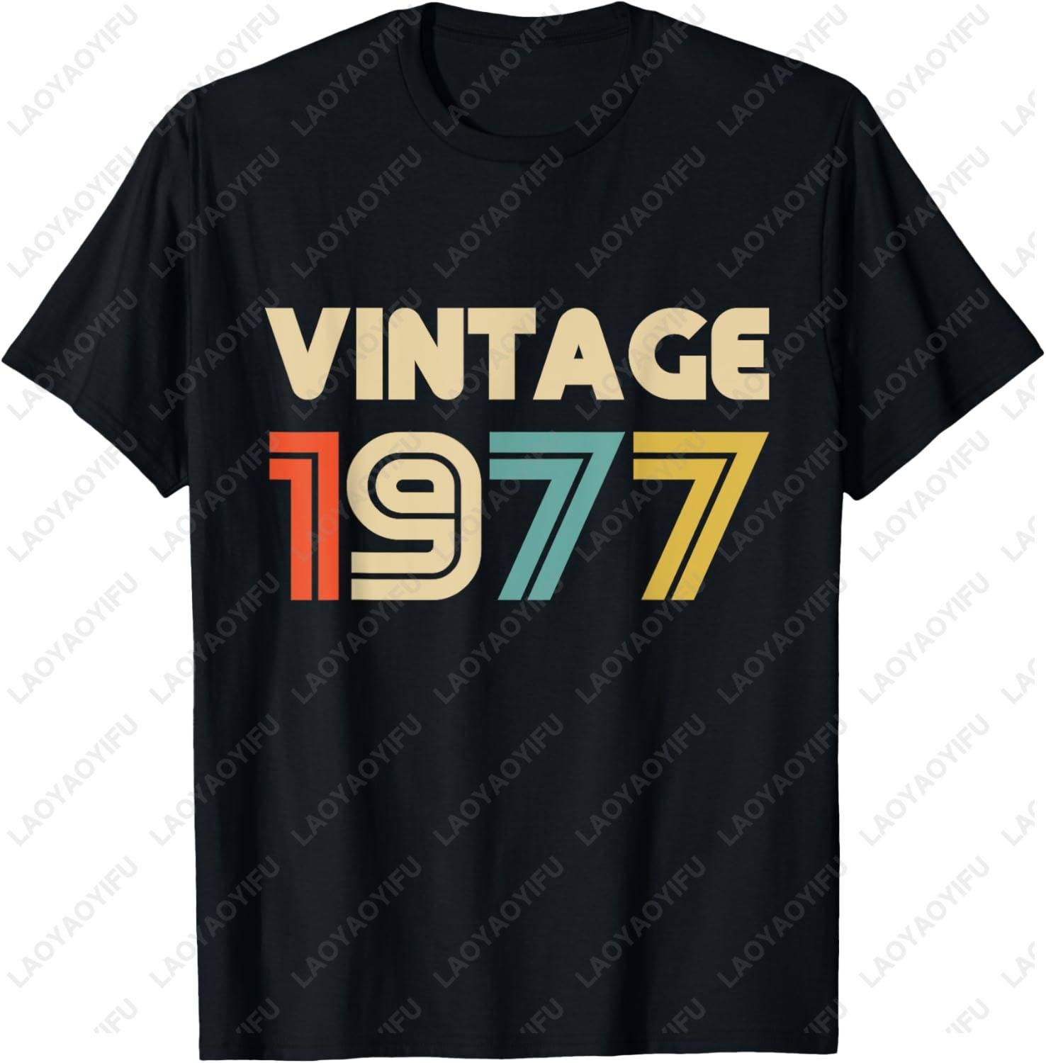 T-shirt vintage 1977 pour homm - Men'S Fashion 70S avis et prix