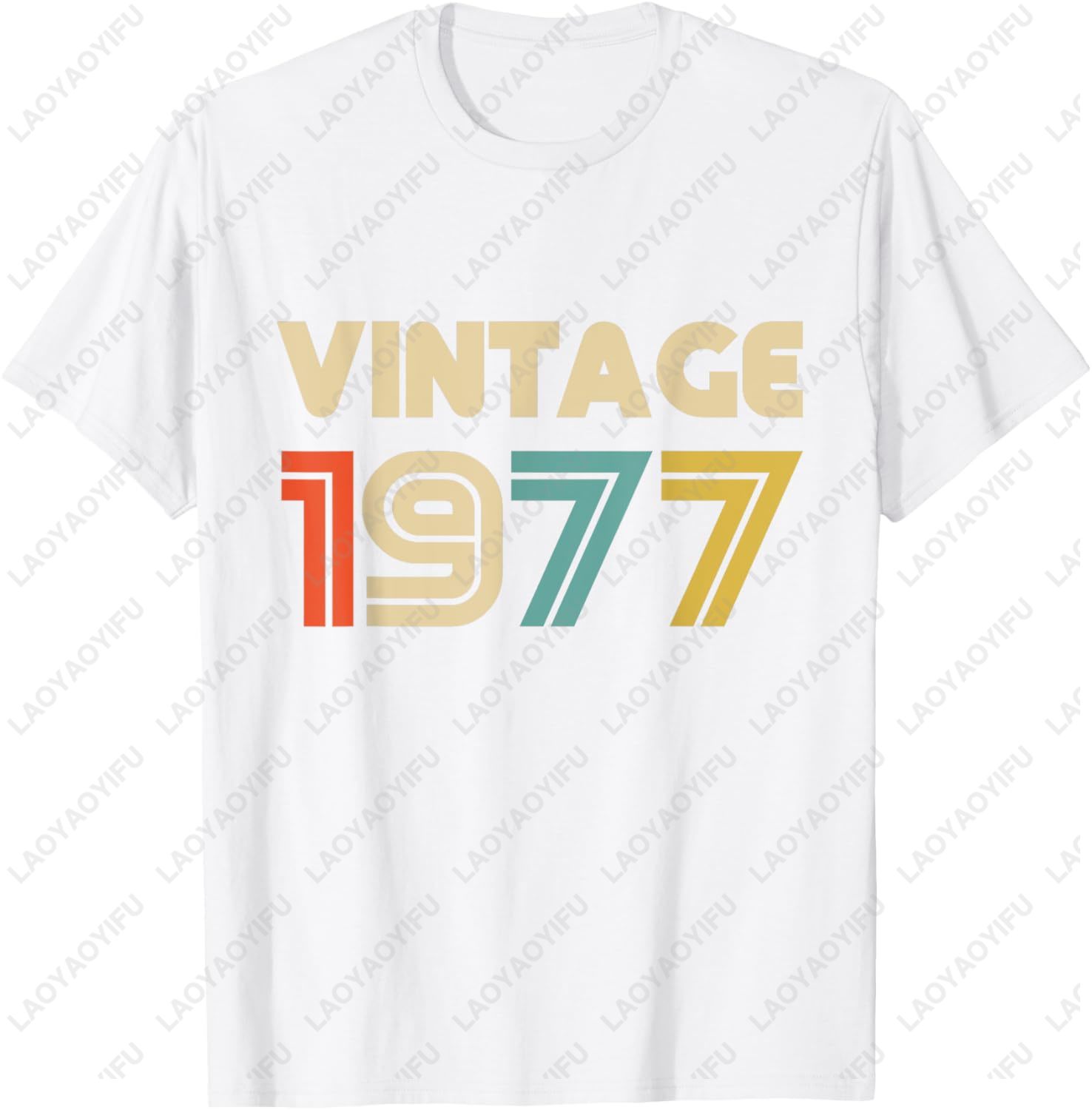 T-shirt vintage 1977 pour homm - Men'S Fashion 70S avis et prix