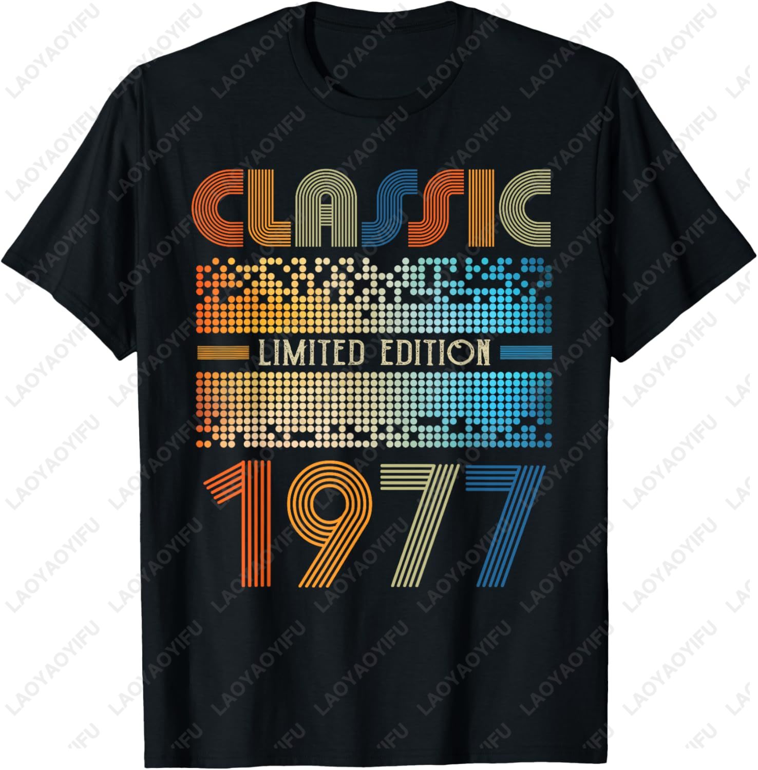 T-shirt classique en coton uni - Men'S Fashion 70S avis et prix