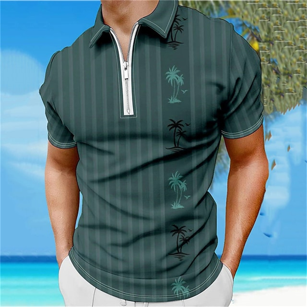 T-shirt à manches courtes pour - Mens Fashion Quarter Zip avis et prix