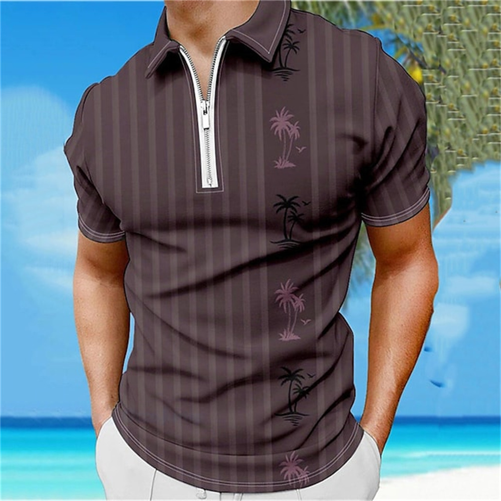 T-shirt à manches courtes pour - Mens Fashion Quarter Zip avis et prix