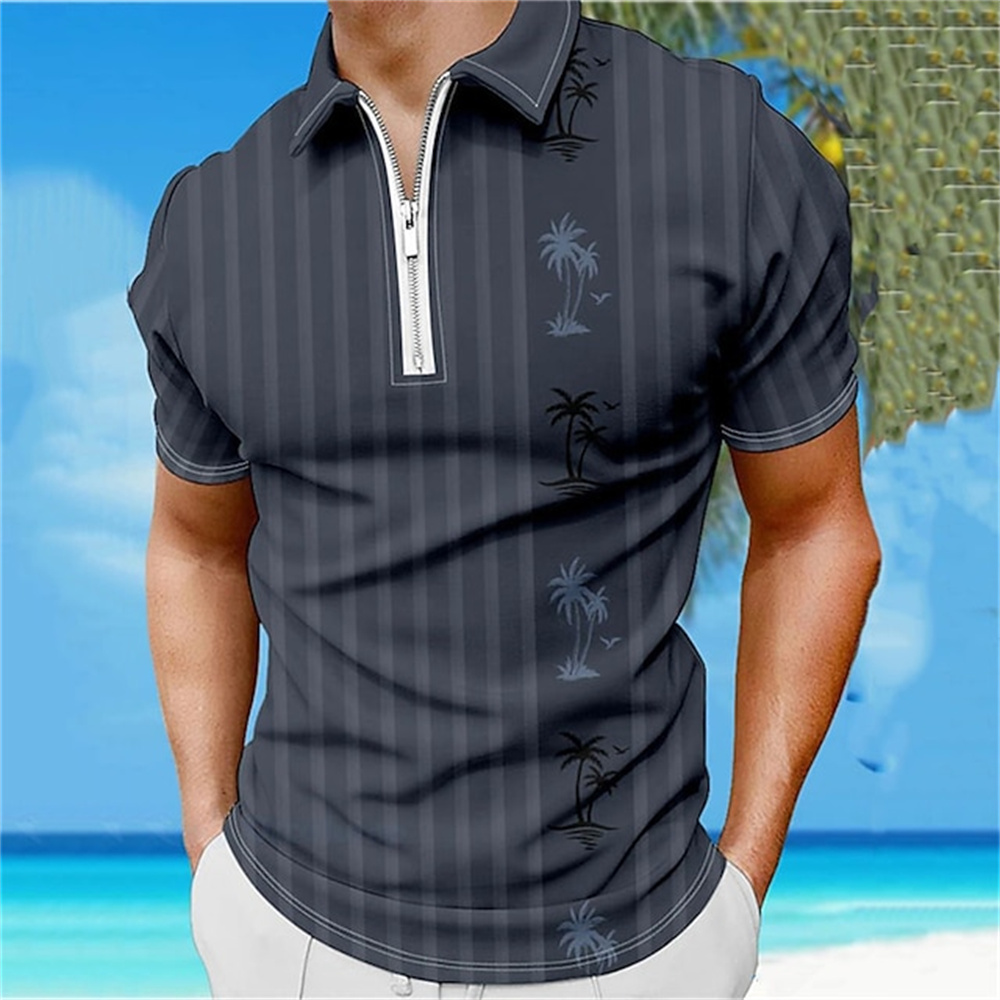 T-shirt à manches courtes pour - Mens Fashion Quarter Zip avis et prix