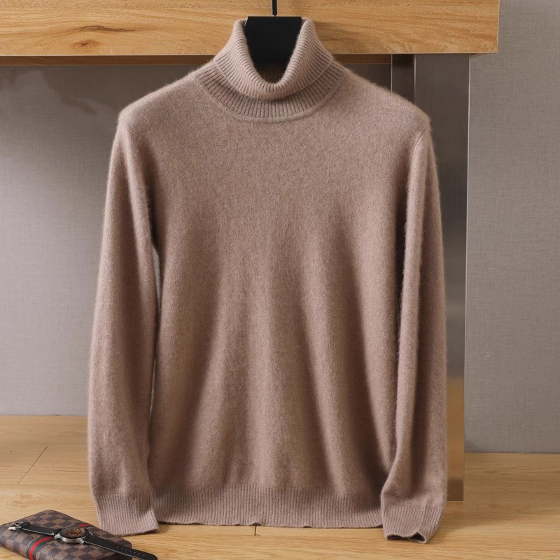Pull en cachemire et velours d - Turtleneck Sweater Men avis et prix