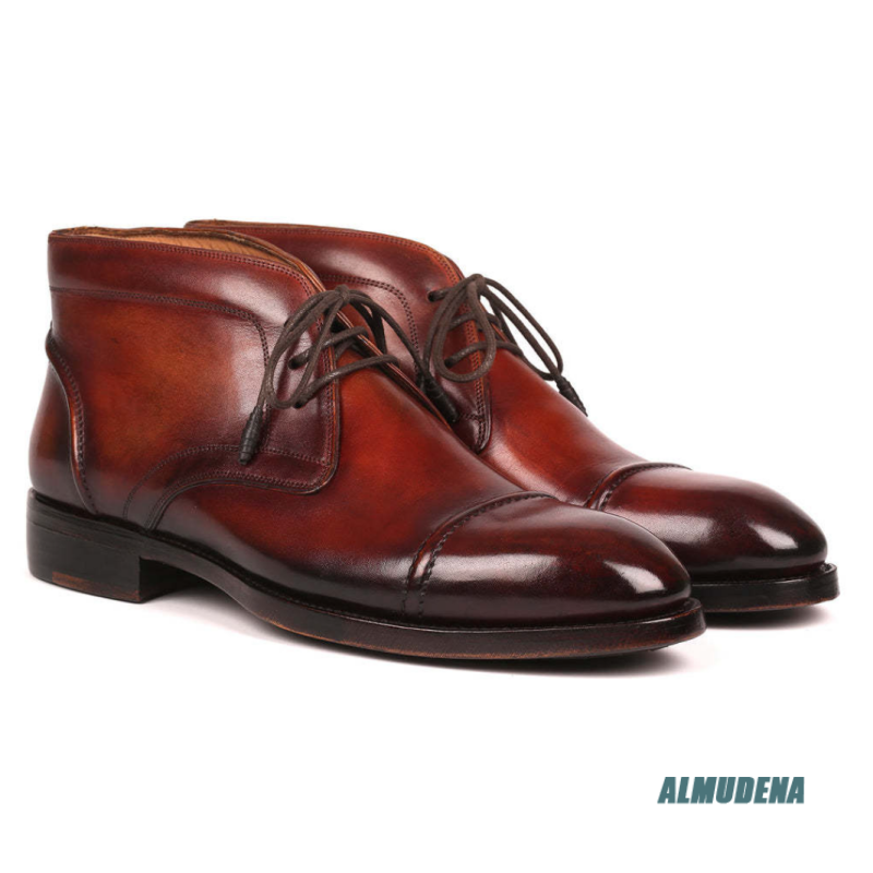 Bottes Chukka en cuir poli dég - Men'S Fashion Formal avis et prix