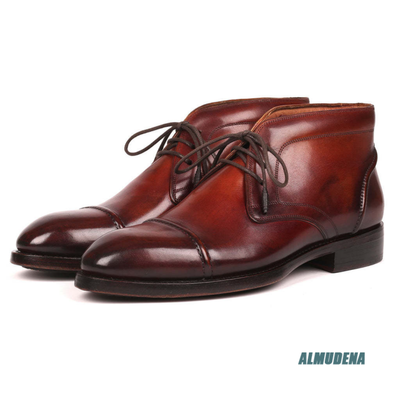 Bottes Chukka en cuir poli dég - Men'S Fashion Formal avis et prix