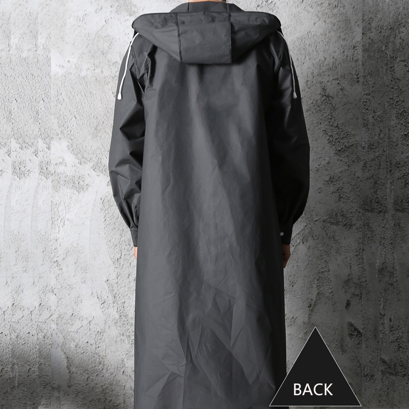 Noir mode adulte imperméable L - Mens Fashion Poncho avis et prix