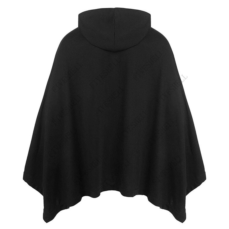 Poncho à capuche décontracté u - Mens Fashion Poncho avis et prix