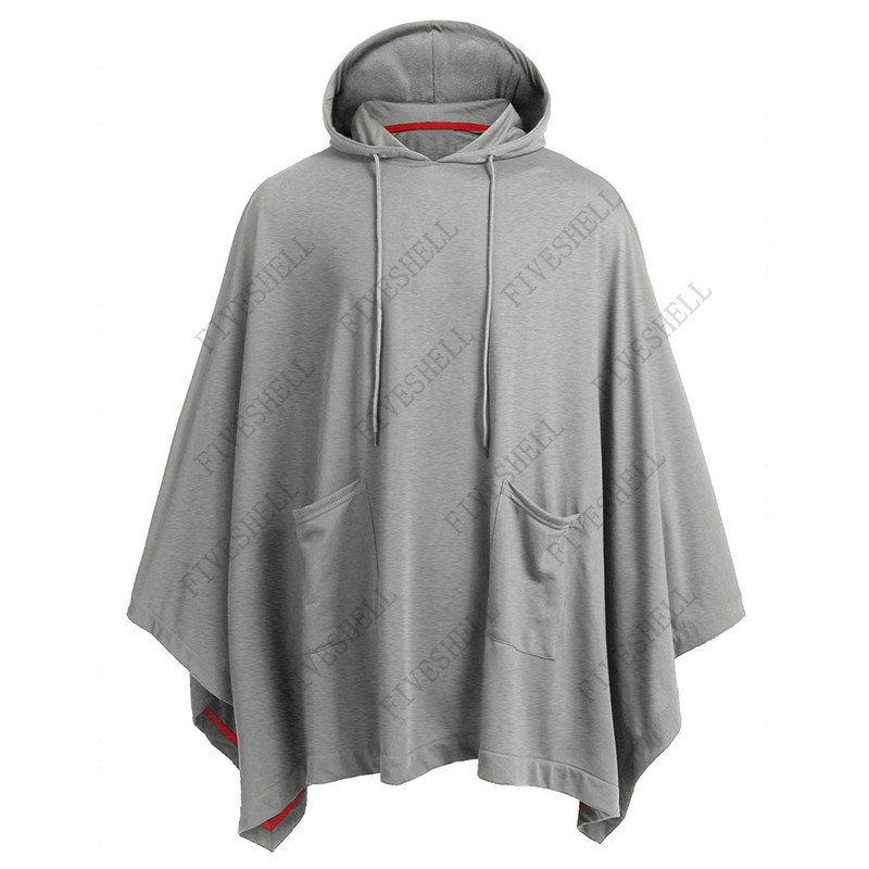 Poncho à capuche décontracté u - Mens Fashion Poncho avis et prix