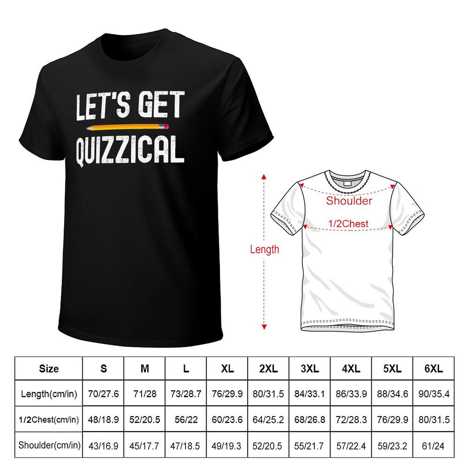 T-shirt Lets Get Quizzical Pub - Men'S Fashion Quiz avis et prix