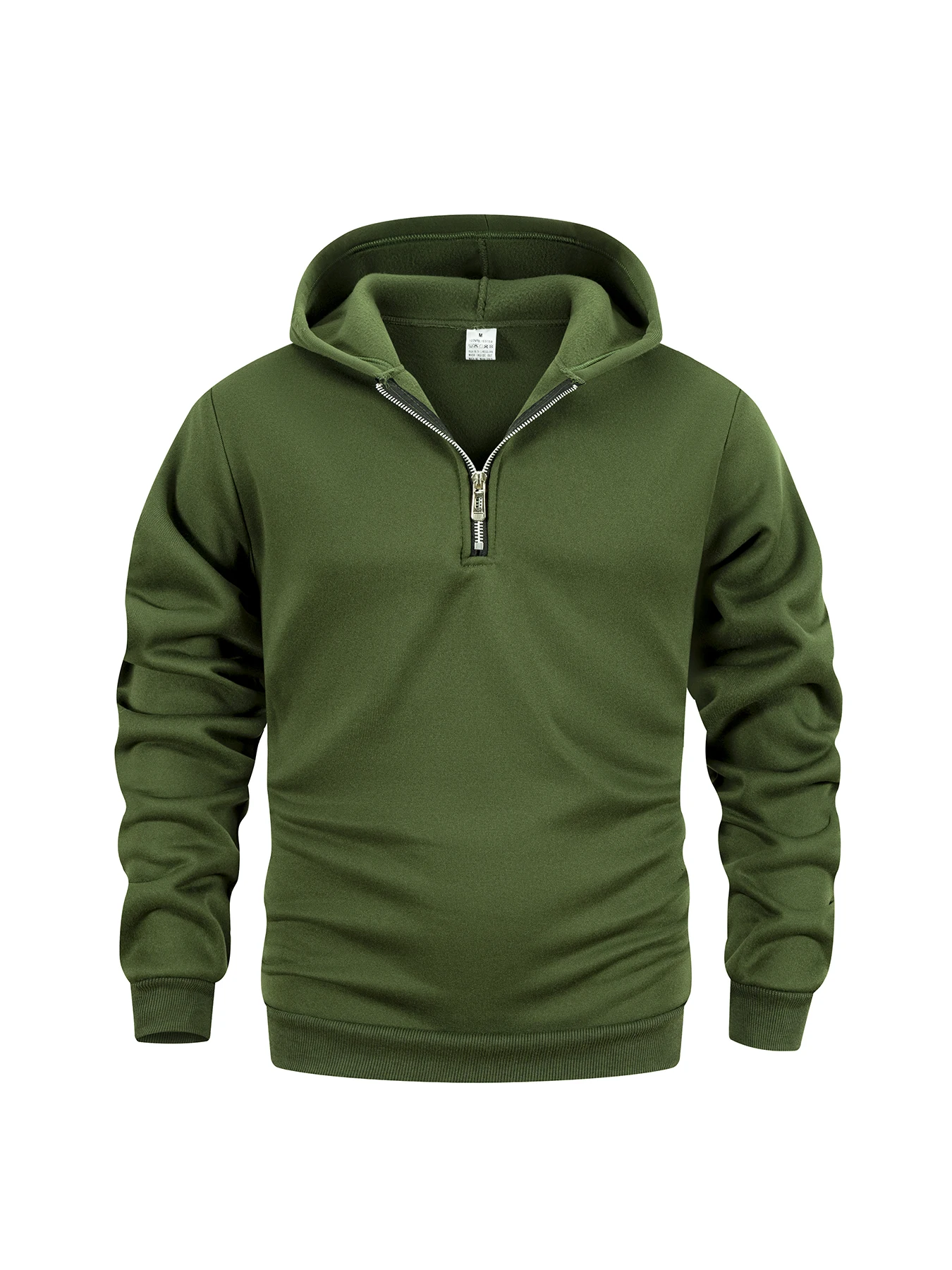 Sweat-shirt à capuche à manche - Mens Fashion Quarter Zip avis et prix