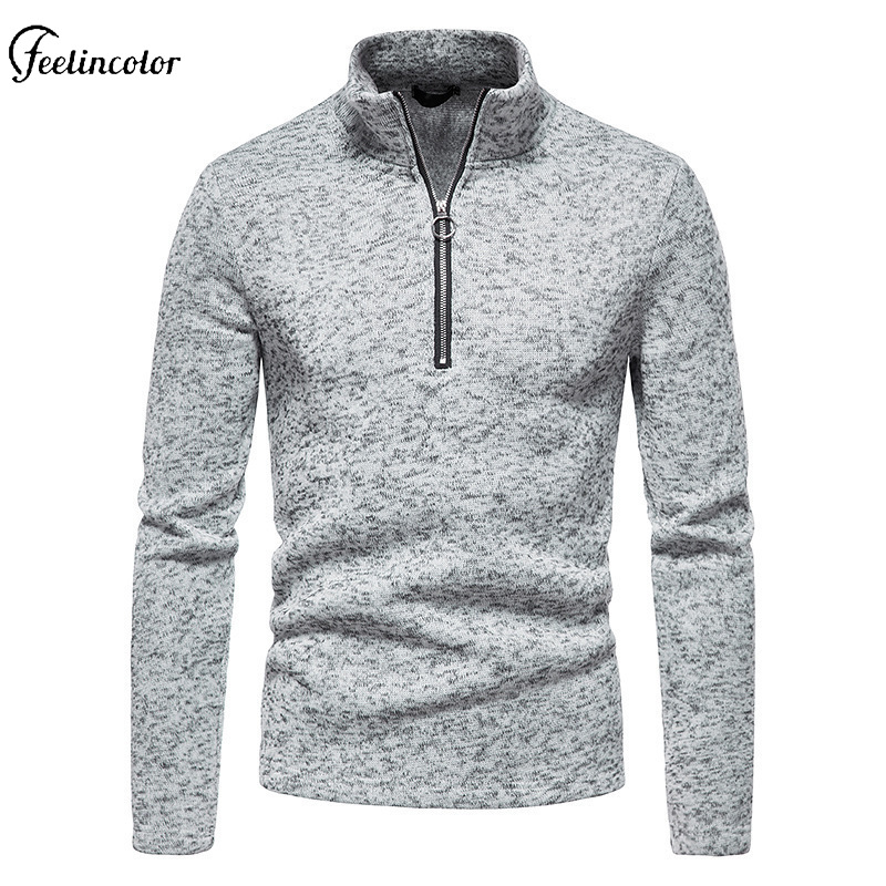 Sweat-shirt à col roulé pour h - Mens Fashion Quarter Zip avis et prix