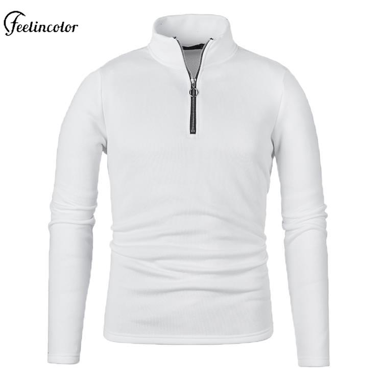 Sweat-shirt à col roulé pour h - Mens Fashion Quarter Zip avis et prix